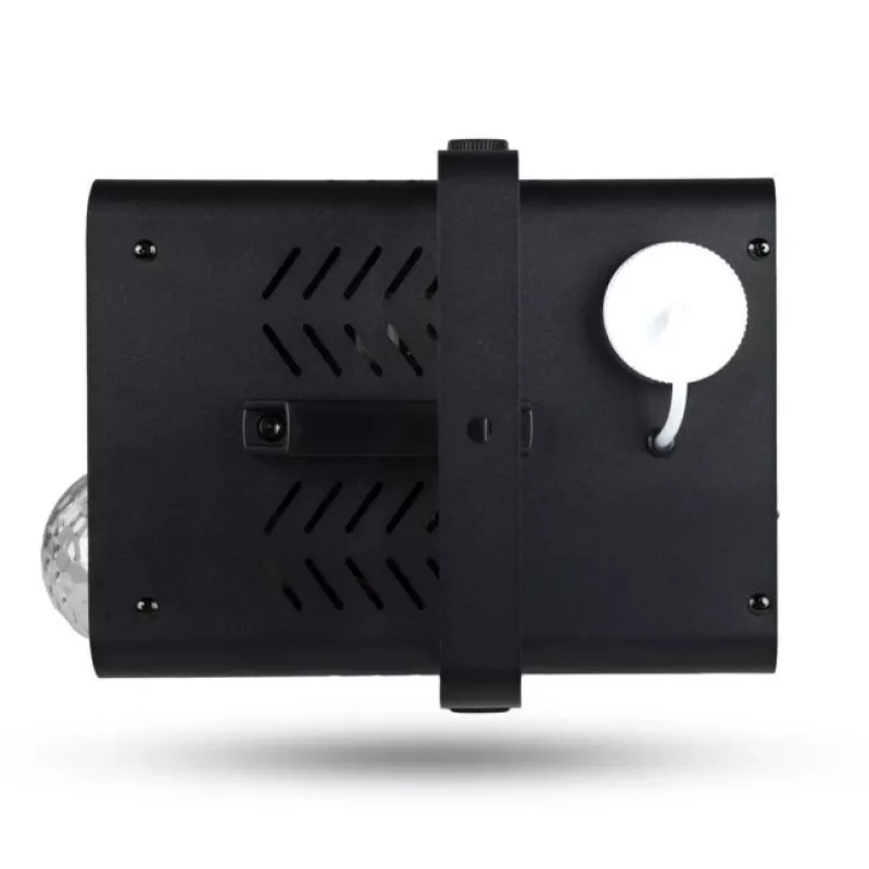 LIGHT4ME FOG 600W LED BALL - Dūmų / rūko mašinos dūmų apšvietimo efektas / disko kamuolys, belaidis nuotolinio valdymo pultelis
