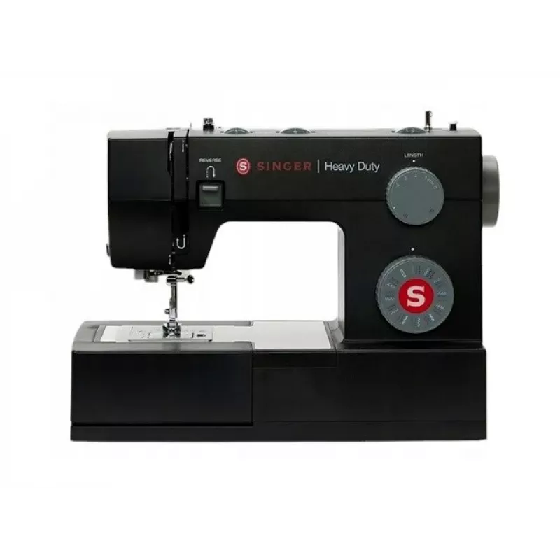 SINGER 4432B siuvimo mašina — SINGER 4432 juoda automatika, elektromechaninis, sunkių darbų modelis
