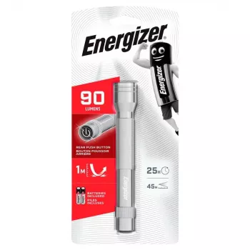LED METAL žibintuvėlis 90 liumenų sidabrinis