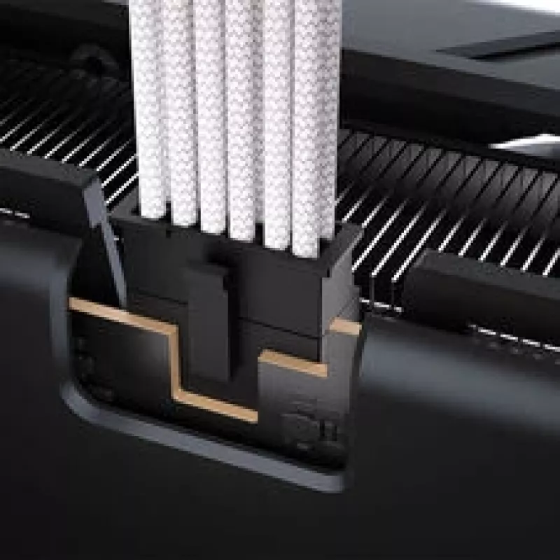 “Corsair premium pintas” 2x 8 kontaktų į 12V-2x6 kabelis, skirtas 4 tipo maitinimo šaltiniui – baltas