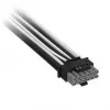 Corsair premium pintas 2x 8-Pin to 12V-2x6 laidas, Type-5 maitinimo šaltiniui - juoda/balta