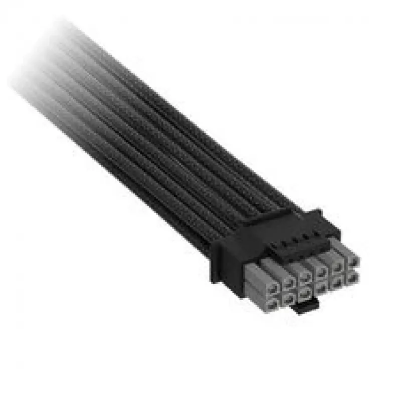 Corsair premium pintas 12V-2x6 to 2x 6+2-Pin-PCIe kabelis, Universal - Juoda