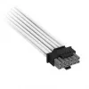 Corsair premium pintas 12V-2x6 to 2x 6+2-Pin-PCIe kabelis, Universal - White
