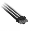 Corsair premium pintas 12V-2x6 to 2x 6+2-Pin-PCIe kabelis, Universal - juoda/Balta