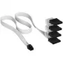 Corsair premium pintas 4x SATA-Power kabelis, Type-5 maitinimo šaltiniui - White