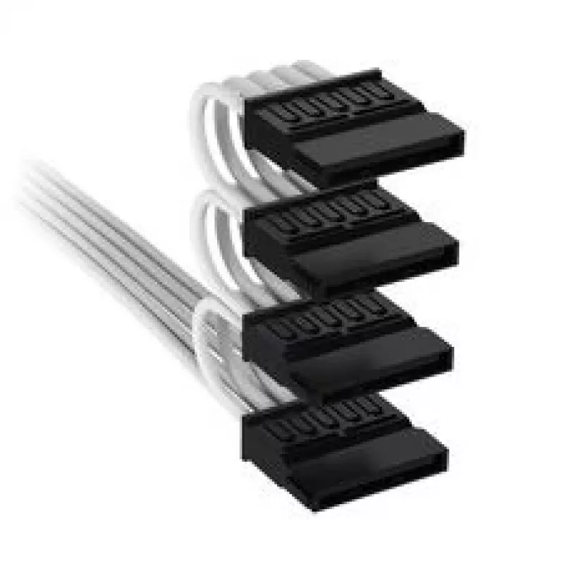 Corsair premium pintas 4x SATA-Power kabelis, Type-5 maitinimo šaltiniui - White