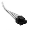 Corsair kabelis, 4 tipas, EPS/ATX12V, 8 kontaktų (4+4), 750 mm, individualiai aptrauktas – baltas
