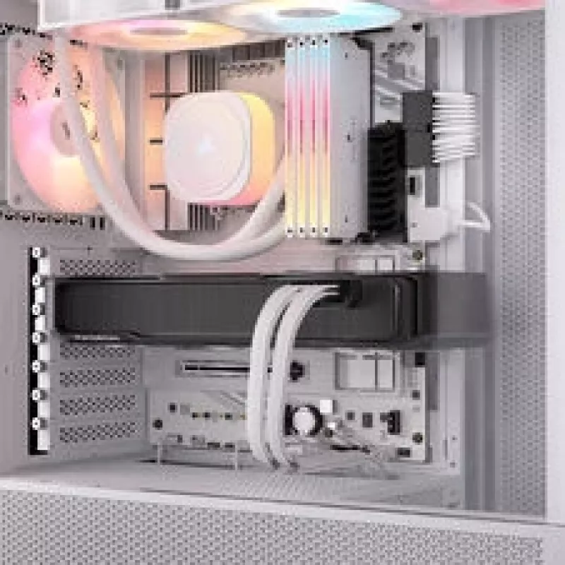 Corsair laidas, 4 tipo, PCIe maitinimo jungtis, 8 kontaktų (6+2), 650 mm, individualiai aptrauktas – Baltas