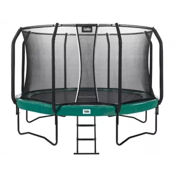 Trampolinas Salta First Class 427 cm su apsauginiu tinklu — pramoginis kiemo trampolinas