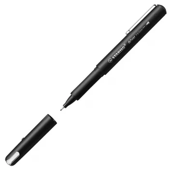 Flomasteris Stabilo dr!ver Juoda, 0.4 mm antgalis, vandens pagrindo rašalas