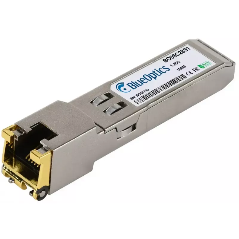 SFP Copper siųstuvas-imtuvas BlueOptics 61494-BO, 1× RJ45, 1250 Mbit/s, 100 m, suderinamas su Lancom