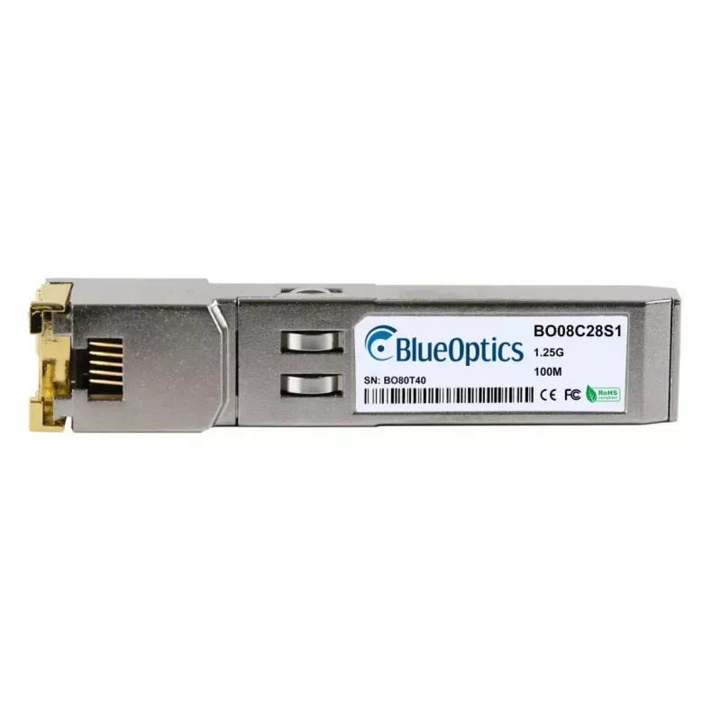 SFP Copper siųstuvas-imtuvas BlueOptics 61494-BO, 1× RJ45, 1250 Mbit/s, 100 m, suderinamas su Lancom