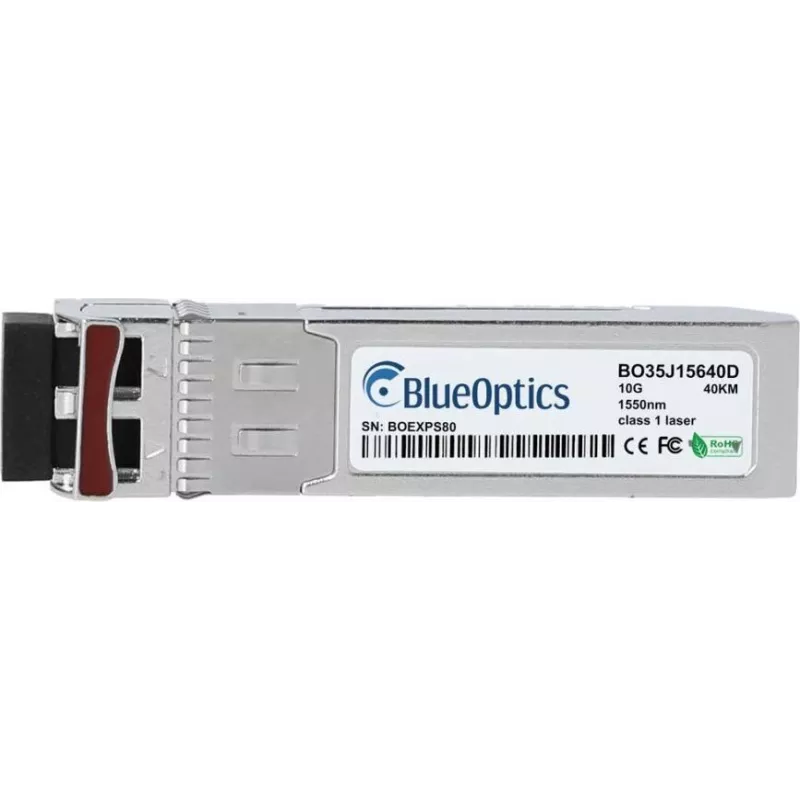 SFP+ siųstuvas-imtuvas BlueOptics BO35J15640D 10GBASE-ER vienmodis 1550nm 40KM LC-Duplex