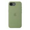 Apsauginis silikoninis dėklas su MagSafe, skirtas Apple iPhone 17e — Light Moss, tinka 15,5 cm (6,1 colio) ekranams