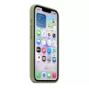 Apsauginis silikoninis dėklas su MagSafe, skirtas Apple iPhone 17e — Light Moss, tinka 15,5 cm (6,1 colio) ekranams
