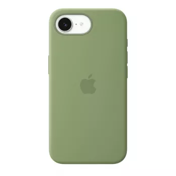 Apsauginis silikoninis dėklas su MagSafe, skirtas Apple iPhone 17e — Light Moss, tinka 15,5 cm (6,1 colio) ekranams