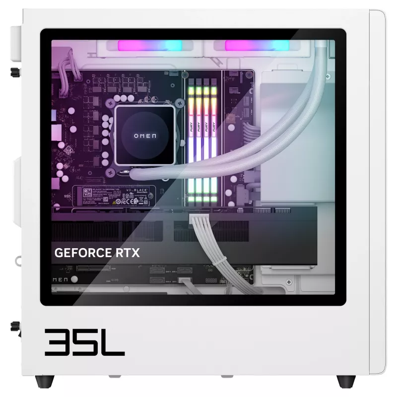 HPI Omen 35L Desktop GT16-0188ng, juodas, Core Ultra 7 265F, 32 GB RAM, 1 TB SSD, GeForce RTX 5070 Ti