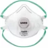 Respiratorius UVEX silv-Air classic 2310 planet FFP2 — vienkartinė pusveidė apsauginė kaukė, 15 vnt. pakuotė