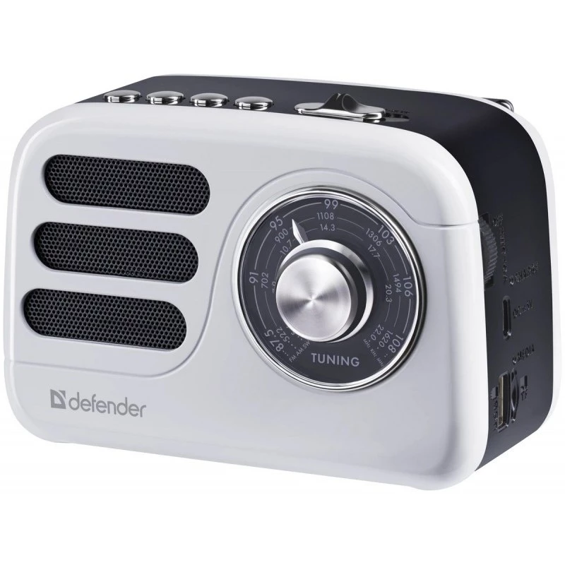 Nešiojamas garsiakalbis DEFENDER SIGNAL su FM/MP3/SD/USB ir Bluetooth (5W, antena)