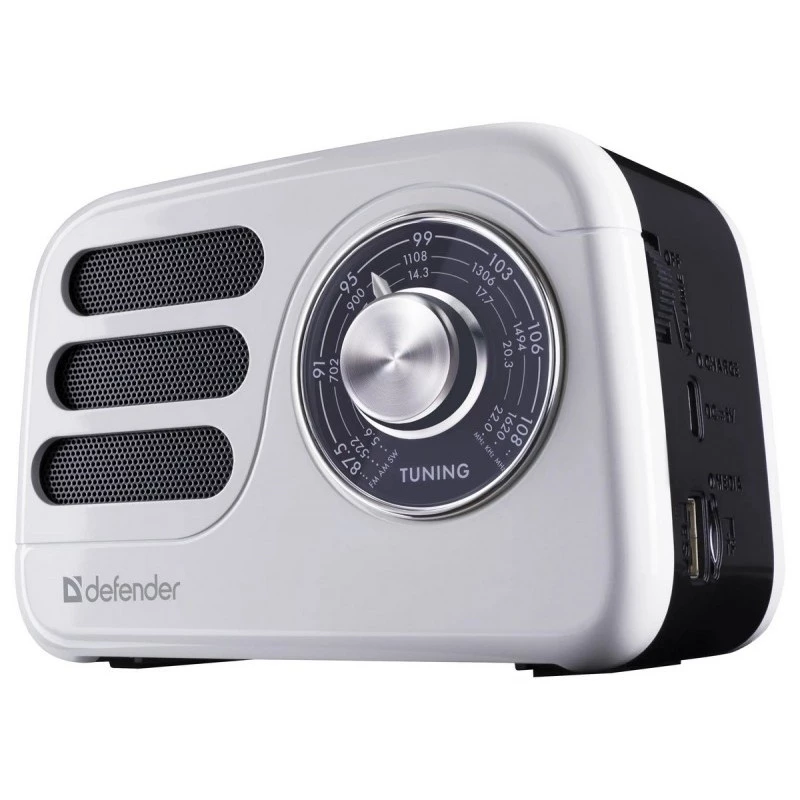 Nešiojamas garsiakalbis DEFENDER SIGNAL su FM/MP3/SD/USB ir Bluetooth (5W, antena)