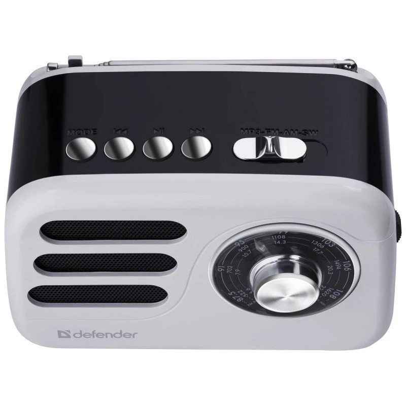 Nešiojamas garsiakalbis DEFENDER SIGNAL su FM/MP3/SD/USB ir Bluetooth (5W, antena)