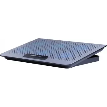 Nešiojamojo kompiuterio aušinimo padėklas DEFENDER NS-520 15,6 colio nešiojamiesiems kompiuteriams, metalinis korpusas, 6 ventiliatoriai, 2x USB, apšvietimas