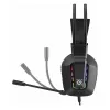 Laidinės USB žaidimų ausinės DEFENDER GOTHIC RGB su mikrofonu, juodos
