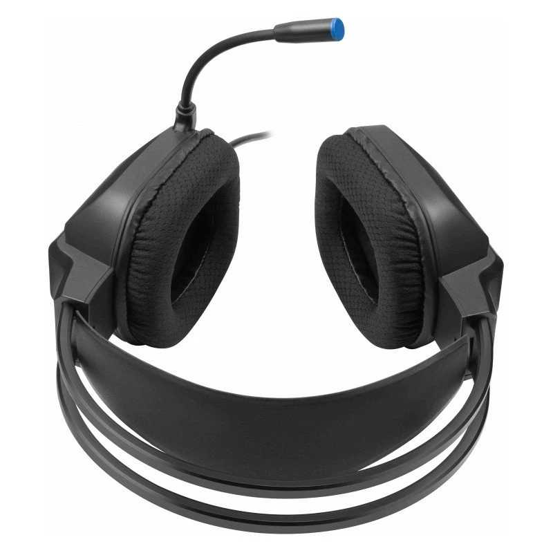 Laidinės USB žaidimų ausinės DEFENDER GOTHIC RGB su mikrofonu, juodos