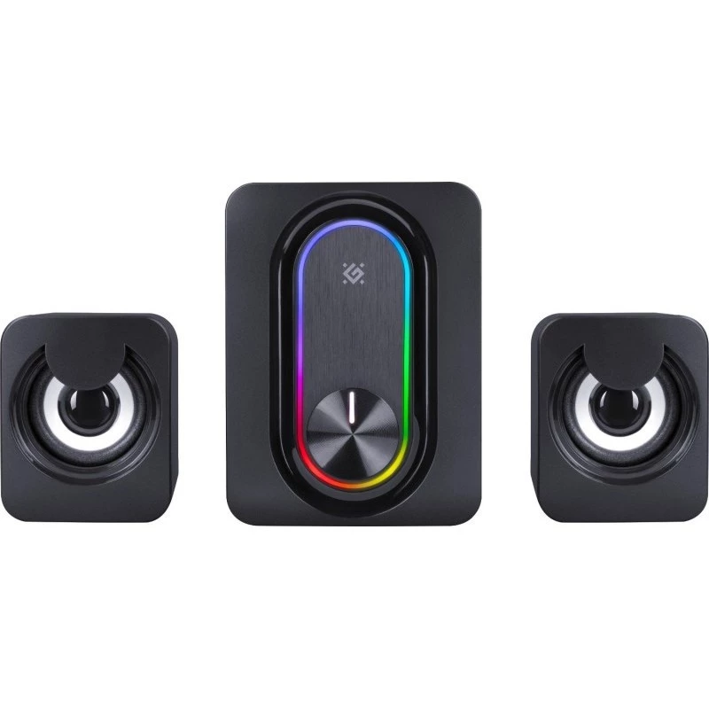 DEFENDER 2.1 kompiuterių kolonėlės G14 — 11W, USB maitinimas, Bluetooth, RGB LED