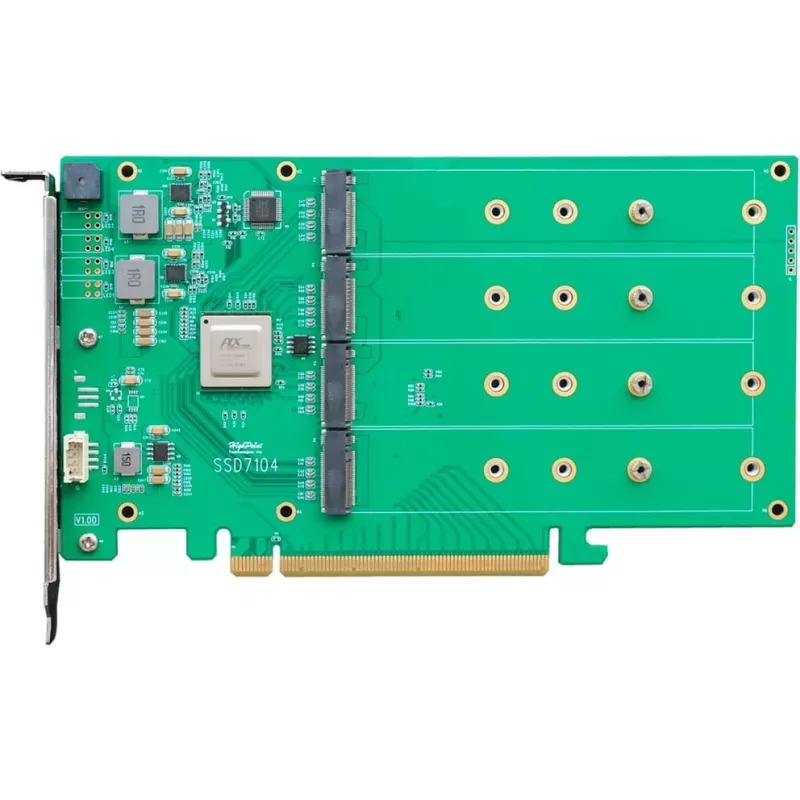 HighPoint SSD7104 – saugojimo valdiklis (RAID)