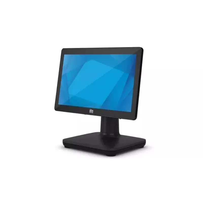 POS viskas viename Elo Touch Solutions E935367 su Intel Celeron J4105, 15,6 colių 1920x1080 jutikliniu ekranu, 4 GB RAM, 128 GB SSD, Wi‑Fi, Ethernet