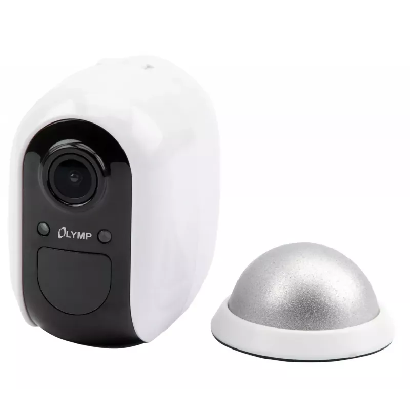 IP apsaugos kamera Olympia OC 1000 – vidaus ir lauko, 1920x1080, 120° matymo kampas, belaidė, montavimas ant sienos, IP54
