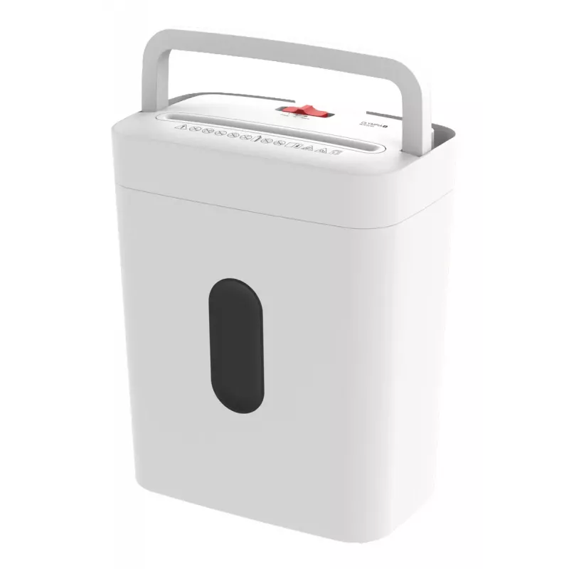 Popieriaus smulkintuvas Olympia PS 53 CC Pro — kryžminis pjovimas, 15 l krepšys, 68 dB, baltas