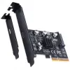 “GrauGear” PCIe x4 USB-C 3.2 Gen2x2 plėtotės kortelė G-PCI-C-20G