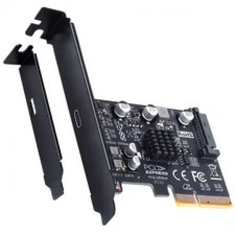 “GrauGear” PCIe x4 USB-C 3.2 Gen2x2 plėtotės kortelė G-PCI-C-20G