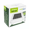 „GreenBlue GB127 WW“ saulės energija maitinamas LED stulpinis šviestuvas — 3200K neutrali balta, 80×80 mm voko formos gaubtas, NiMH baterija