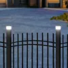 „GreenBlue GB127 WW“ saulės energija maitinamas LED stulpinis šviestuvas — 3200K neutrali balta, 80×80 mm voko formos gaubtas, NiMH baterija