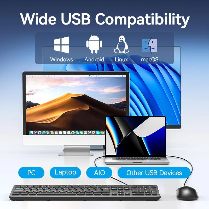 Pelė USB optinė JUODA/KTABG Vention