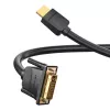 HDMI į DVI laidas 2M/JUODAS Abfbh Vention