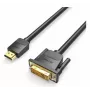 HDMI į DVI laidas 5M/JUODAS Abfbj Vention