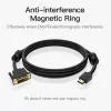 HDMI į DVI laidas 5M/JUODAS Abfbj Vention