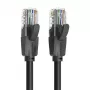 Tinklo kabelis UTP CAT6 Vention IBEBG RJ45 Ethernet 1000Mbps 1,5m Juodas