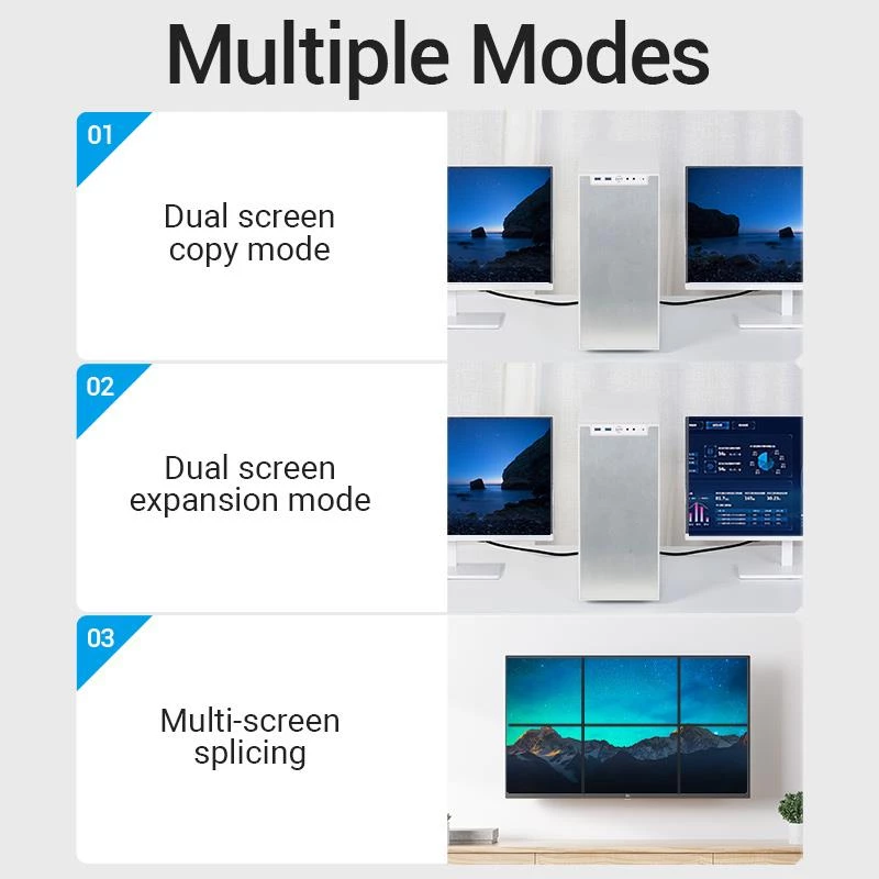 HDMI laidas 8K/1M juodas Aanbf Vention