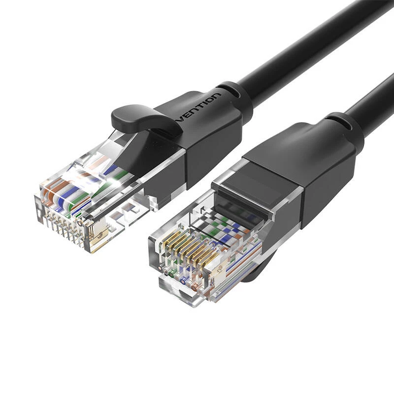 Tinklo kabelis UTP CAT6 Vention IBEBK RJ45 Ethernet 1000Mbps 8m (juodas)