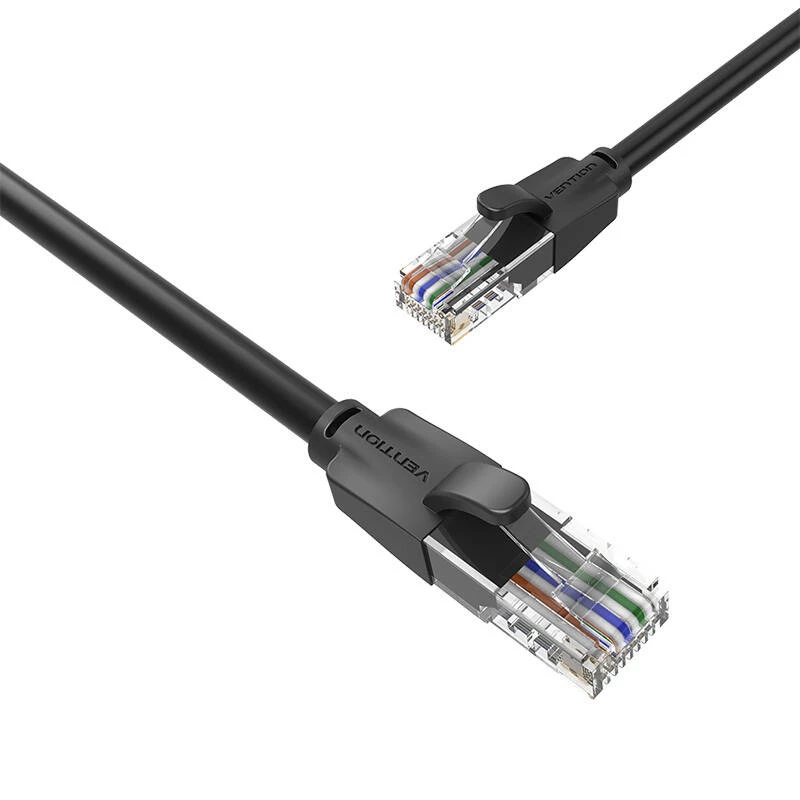 Tinklo kabelis UTP CAT6 Vention IBEBK RJ45 Ethernet 1000Mbps 8m (juodas)