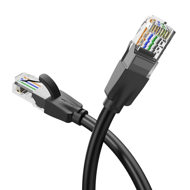 Tinklo kabelis UTP CAT6 Vention IBEBK RJ45 Ethernet 1000Mbps 8m (juodas)