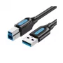 USB 2.0 laidas USB A kištukas–USB A kištukas / 2 m, juodas, Vention COQBH