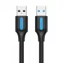 USB 3.0 laidas Vention CONBH 2A 2m Juodas PVC