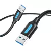 USB 3.0 laidas Vention CONBH 2A 2m Juodas PVC