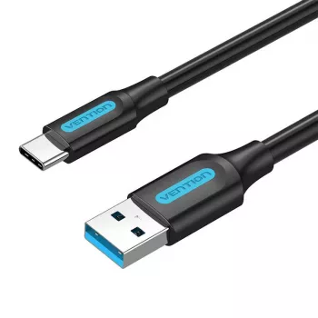 USB 3.0 A į USB-C kabelis Vention COZBH 2m juoda PVC